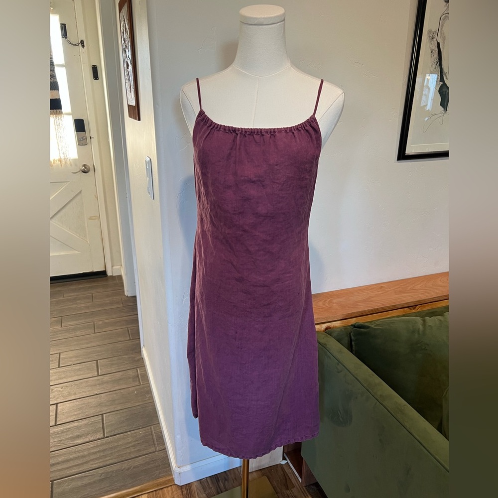 Bensimon Linen Deep Purple Dress